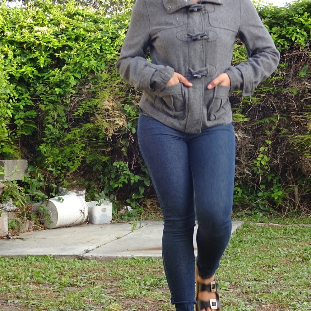 Grey coat